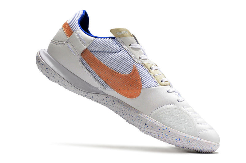 Tênis Futsal Nike Street Gato IC - Branca e Rosa