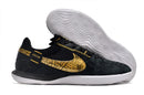 Tênis Futsal Nike Street Gato IC - Preta e Dourada