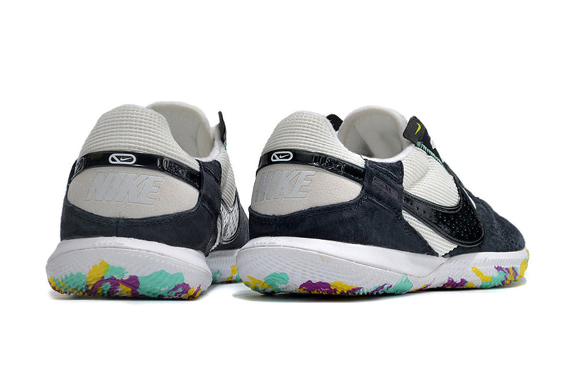 Tênis Futsal Nike Street Gato IC - Branca e Preta