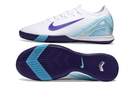 Chuteira Futsal Nike Mercurial Air Zoom Vapor 16 IC - Branca e Azul