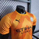 CAMISA VERSÃO PLAYER DO MANCHESTER CITY 23/24 LARANJA GOLEIRO