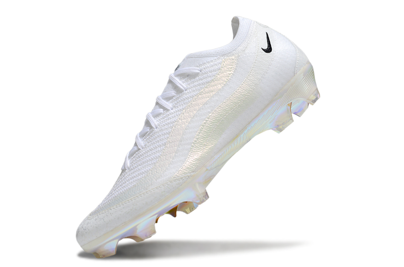 Chuteira Nike Mercurial  Air Max 95 Elite FG - Branca e Laranja