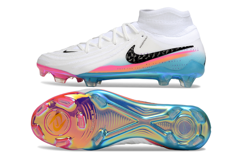 Nike Phantom Luna Elite FG - Branca, Rosa, Laranja e Azul