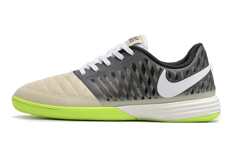 Tênis Futsal Nike Lunar Gato IC - Cinza e Verde
