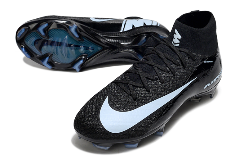 Chuteira Nike Air Zoom Mercurial Superfly 10 Elite FG - Preta - Pack Shadow