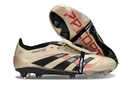 Chuteira Adidas Predator Elite Fold-Over Tongue FG - Dourada, Preta e Vermelha