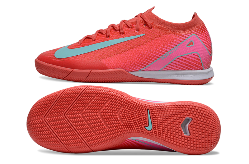 Chuteira Futsal Nike Mercurial Air Zoom Vapor 16 IC - Vermelha e Azul