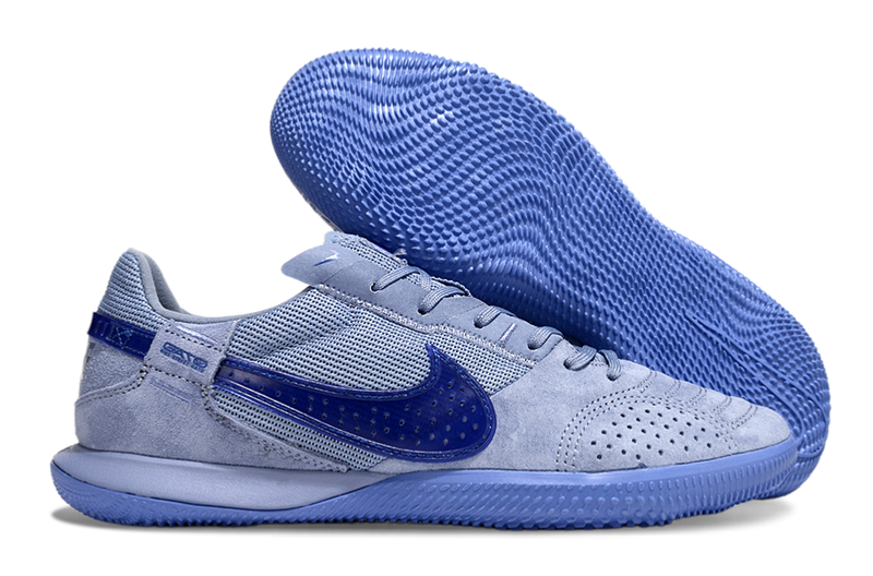 Tênis Futsal Nike Street Gato IC - Azul e Azul Escura