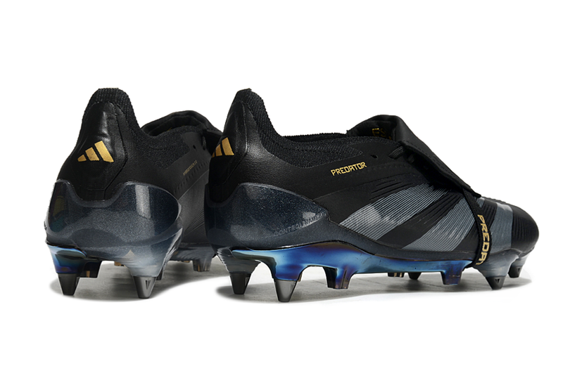 Adidas Predator Elite Fold-Over Tongue SG - Preta e Cinza