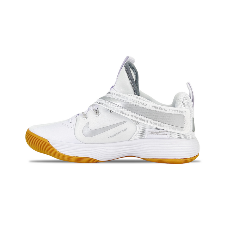 NIKE REACT HYPERSET WHITE METALLIC SILVER