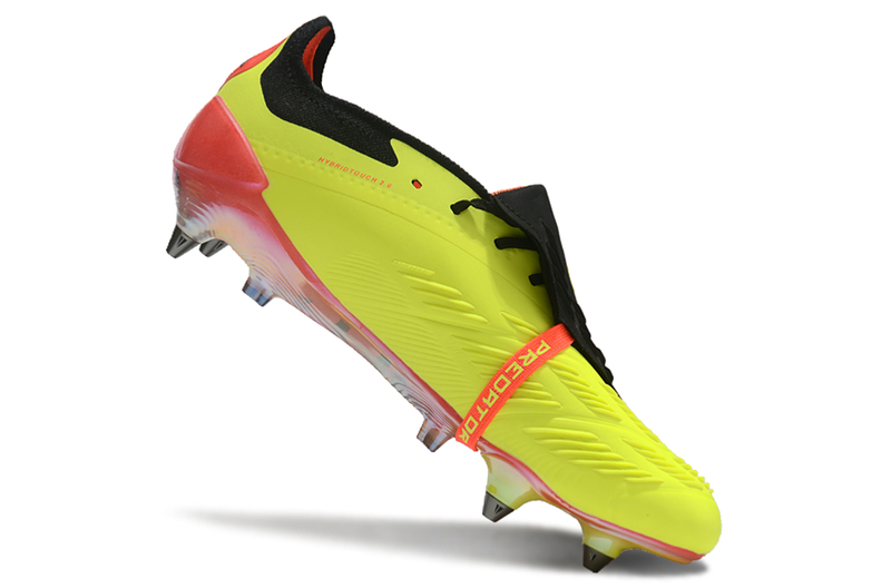 Adidas Predator Elite Fold-Over Tongue SG - Amarela, Preta e Laranja