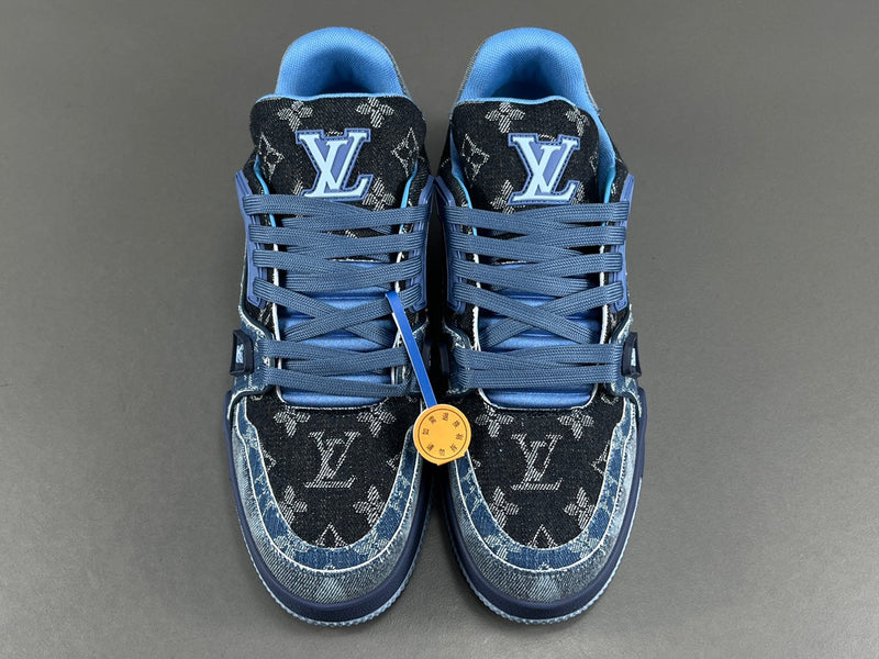 LV TRAINER JEANS BLACK BLUE