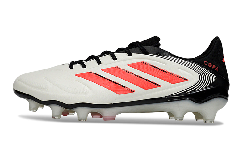 Chuteira Adidas Copa Pure III Elite FG - Branca e Laranja