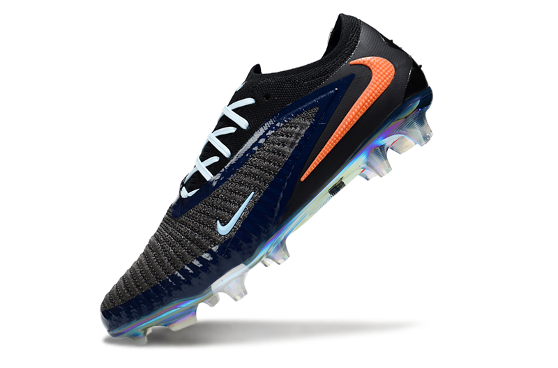 Chuteira Nike Phantom 6 Elite FG - Preta e Laranja