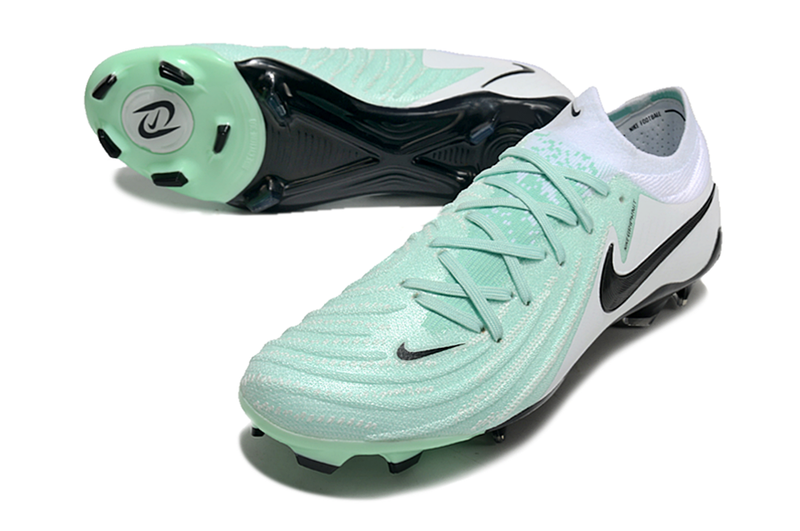 Chuteira Nike Phantom GX II FG - Branca  e Azul