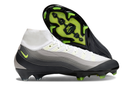 Chuteira Nike Mercurial Superfly 10 Air Max 95 Elite FG - Branca e Preta