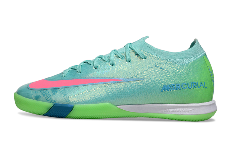 Chuteira Futsal Nike Mercurial Air Zoom Vapor 16 IC - Azul e Verde