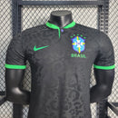 CAMISA VERSÃO PLAYER DA SELEÇÃO DO BRASIL 22/23 LEOPARD BLACK