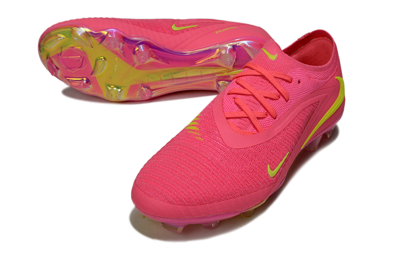 Chuteira Nike Phantom 6 Elite FG - Rosa e Verde
