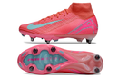 Chuteira Nike Zoom Mercurial SuperFly 10 Elite SG - Vermelha, Rosa e Azul