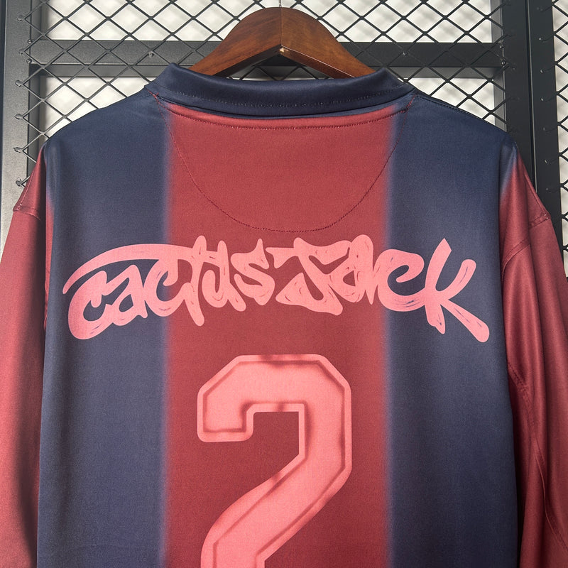 CAMISA DO BARCELONA X TRAVIS SCOTT 25/26