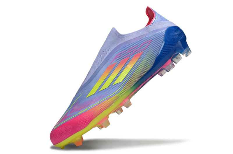 Chuteira Adidas F50 LL FG - Roxa Rosa e Verde