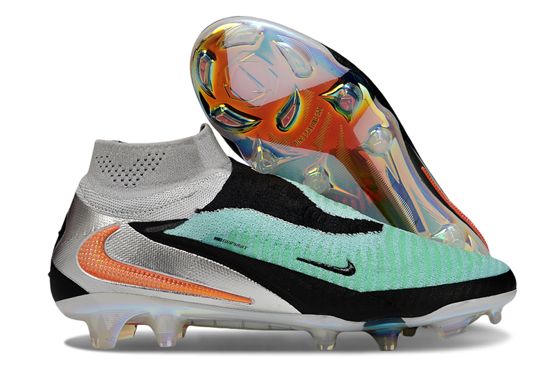 Chuteira Nike Phantom 6 Elite FG - Azul e Branco