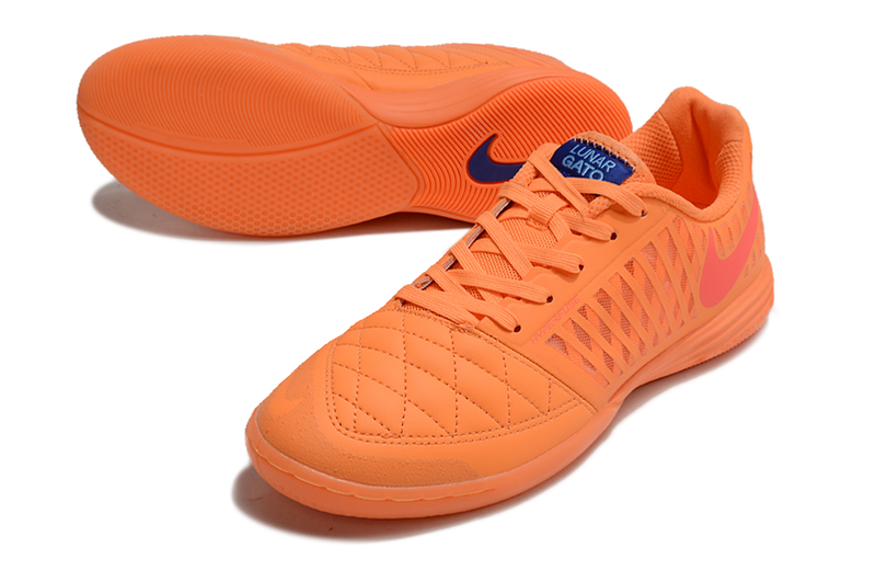 Tênis Futsal Nike Lunar Gato IC - Laranja