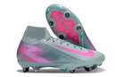 Chuteira Nike Zoom Mercurial SuperFly 10 Elite SG - Azul e Rosa