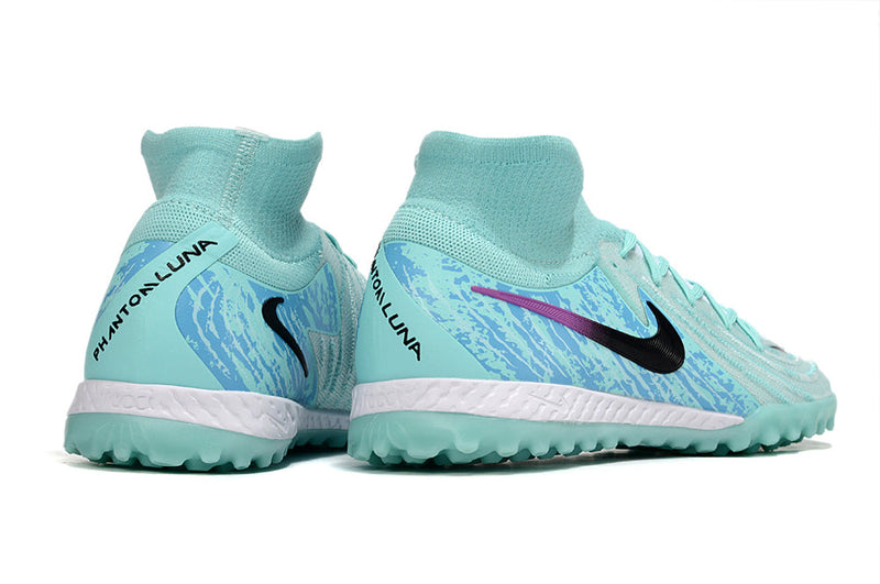Chuteira Nike Phantom Luna TF - Azul