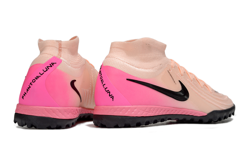 Chuteira Nike Phantom Luna TF - Rosa e Preta