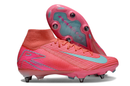 Chuteira Nike Zoom Mercurial SuperFly 10 Elite SG - Vermelha, Rosa e Azul