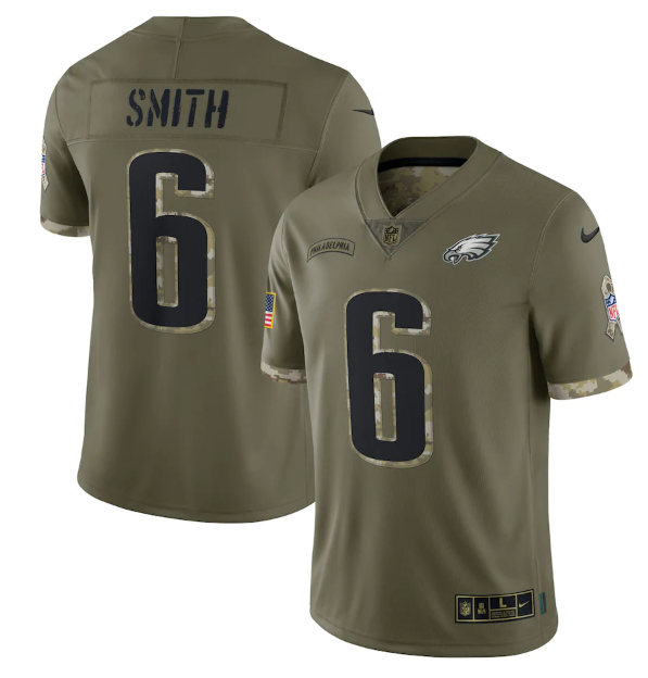 Camisa NFL Philadelphia Eagles Vapor Limited Jersey Salute To Service 2022