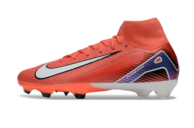 Chuteira Nike Air Zoom Mercurial Superfly 10 Elite FG - Laranja