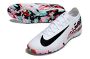 Chuteira Society Nike Air Zoom Mercurial Vapor 16 Elite TF - Branca, Vermelha e Preta