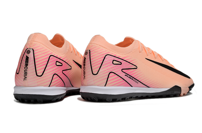 Chuteira Society Nike Air Zoom Mercurial Vapor 16 Elite TF - Rosa e Preta