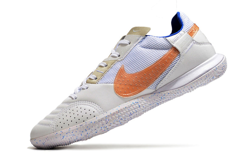 Tênis Futsal Nike Street Gato IC - Branca e Rosa