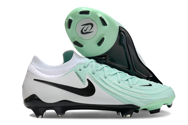 Chuteira Nike Phantom GX II FG - Branca  e Azul
