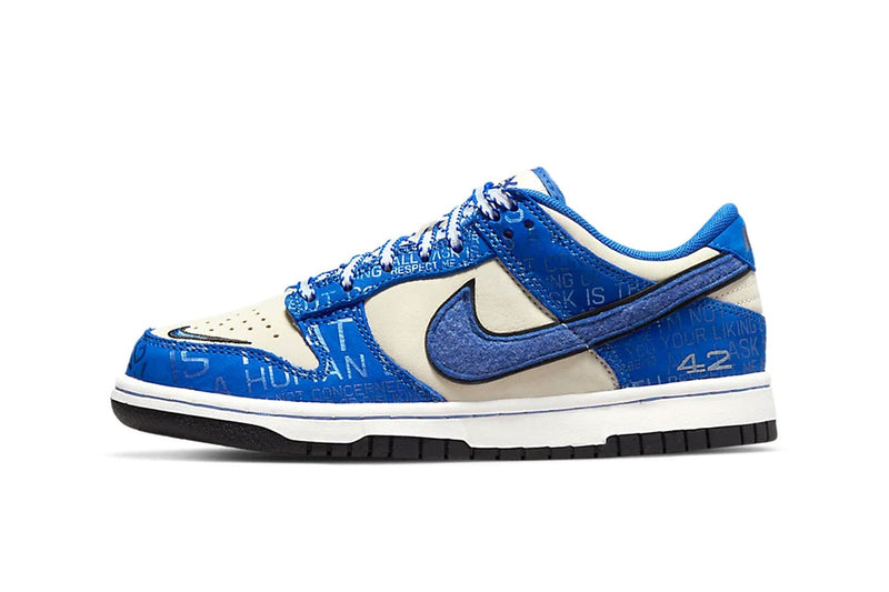 Nike SB Dunk Low x Jackie Robinson "Racer Blue Coconut"