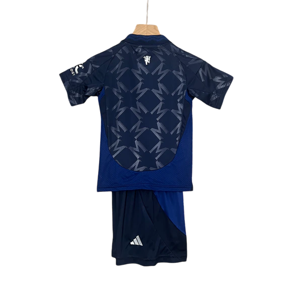 Kit Infantil Manchester United Away 24/25 Lançamento