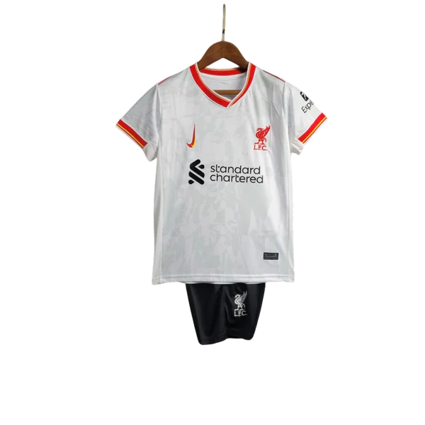 Kit Infantil Liverpool White 24/25