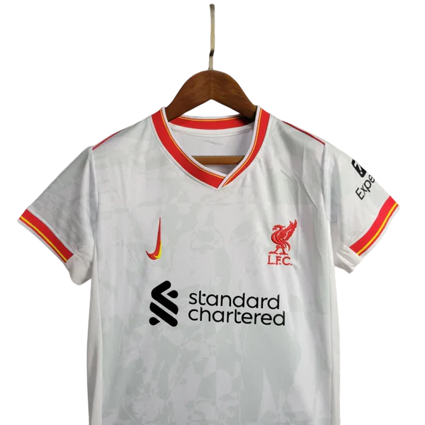 Kit Infantil Liverpool White 24/25