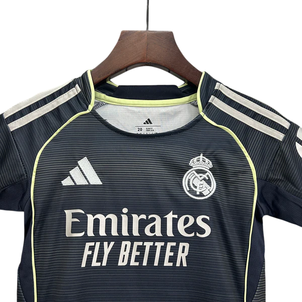 Kit Infantil Real Madrid Away 2025/26
